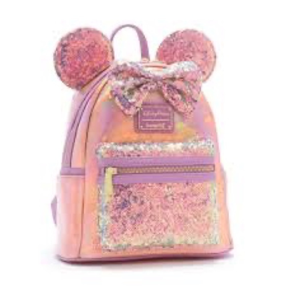 NWT Minnie Mouse EARidescent Mini Backpack by Loungefly - Picture 5 of 10